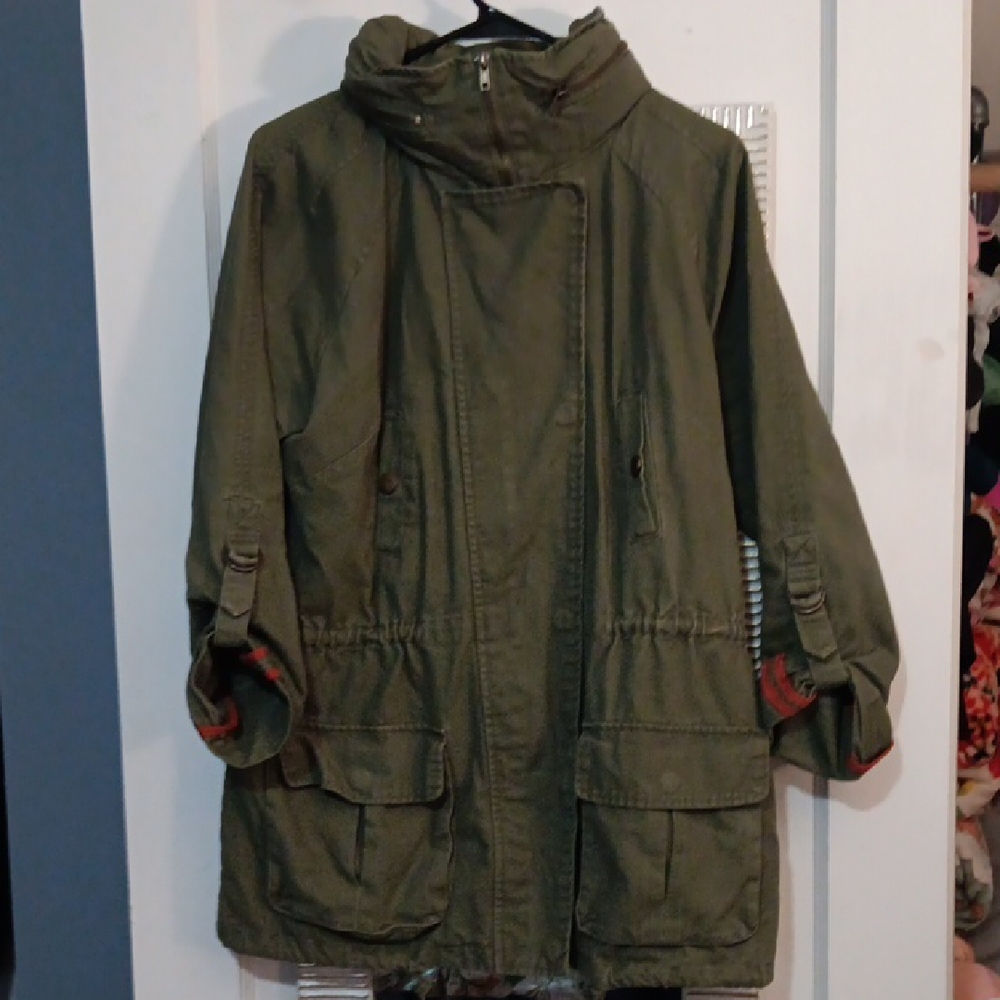 Willow & Clay Olive Green Utility Jacket